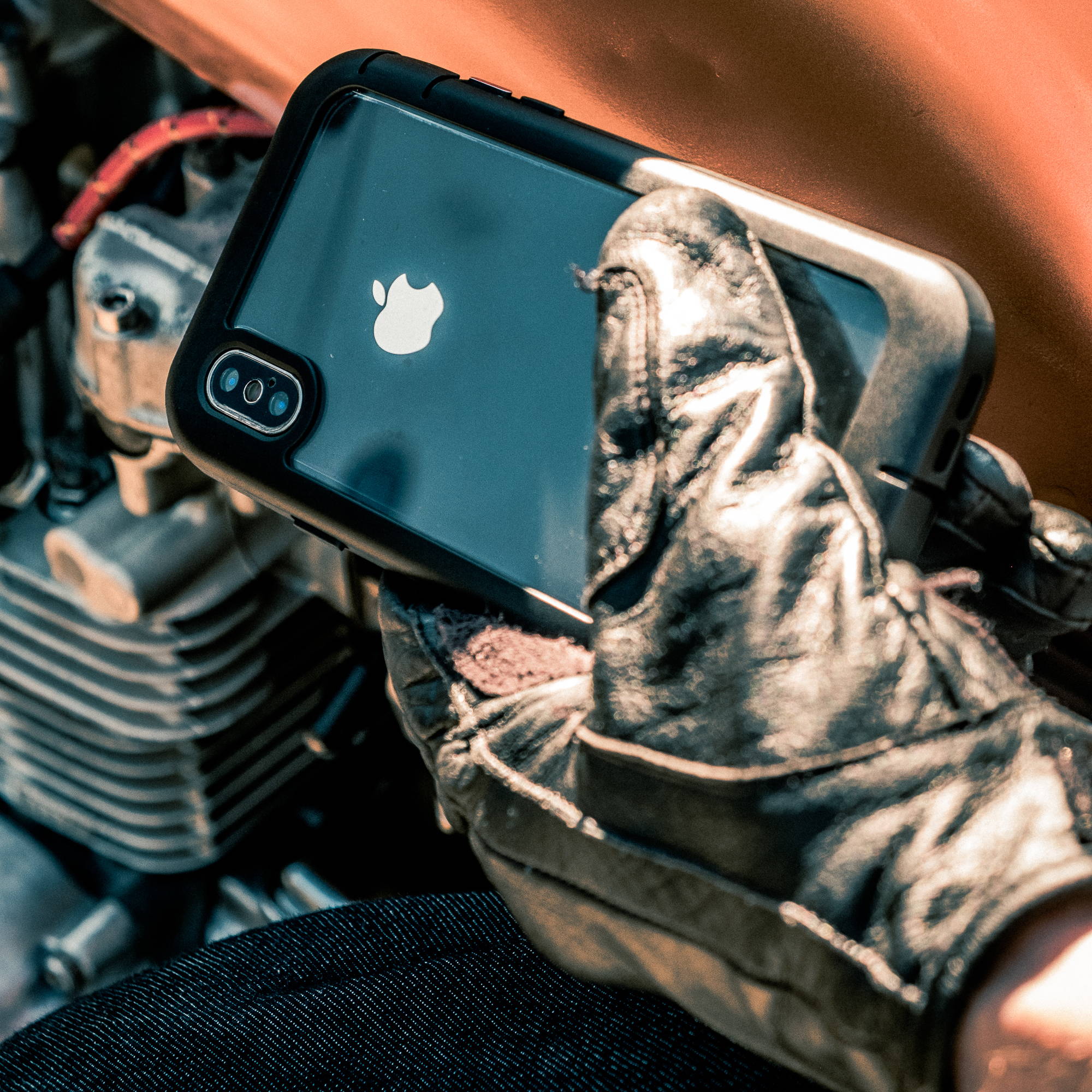 protective iphone case in hand