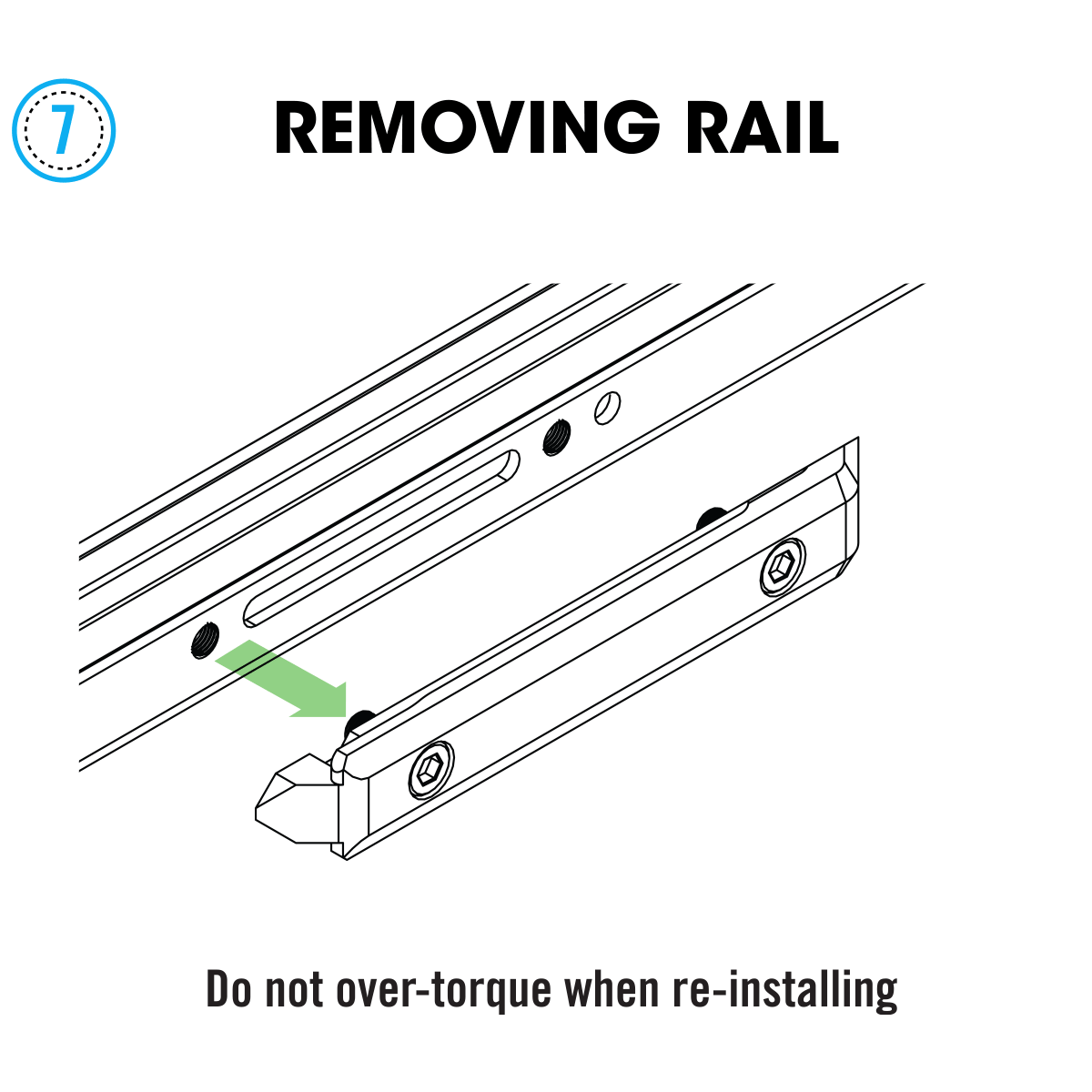 removing rail